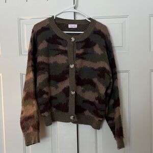 Camo cardigan